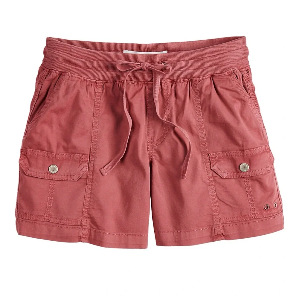 NWT Sonoma Front Pocket Shorts Mauve Pink Size 18 - Picture 1 of 2